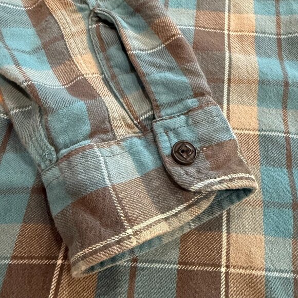 Double RL RRL Blue/Grey Flannel Large - Picture 7 of 12